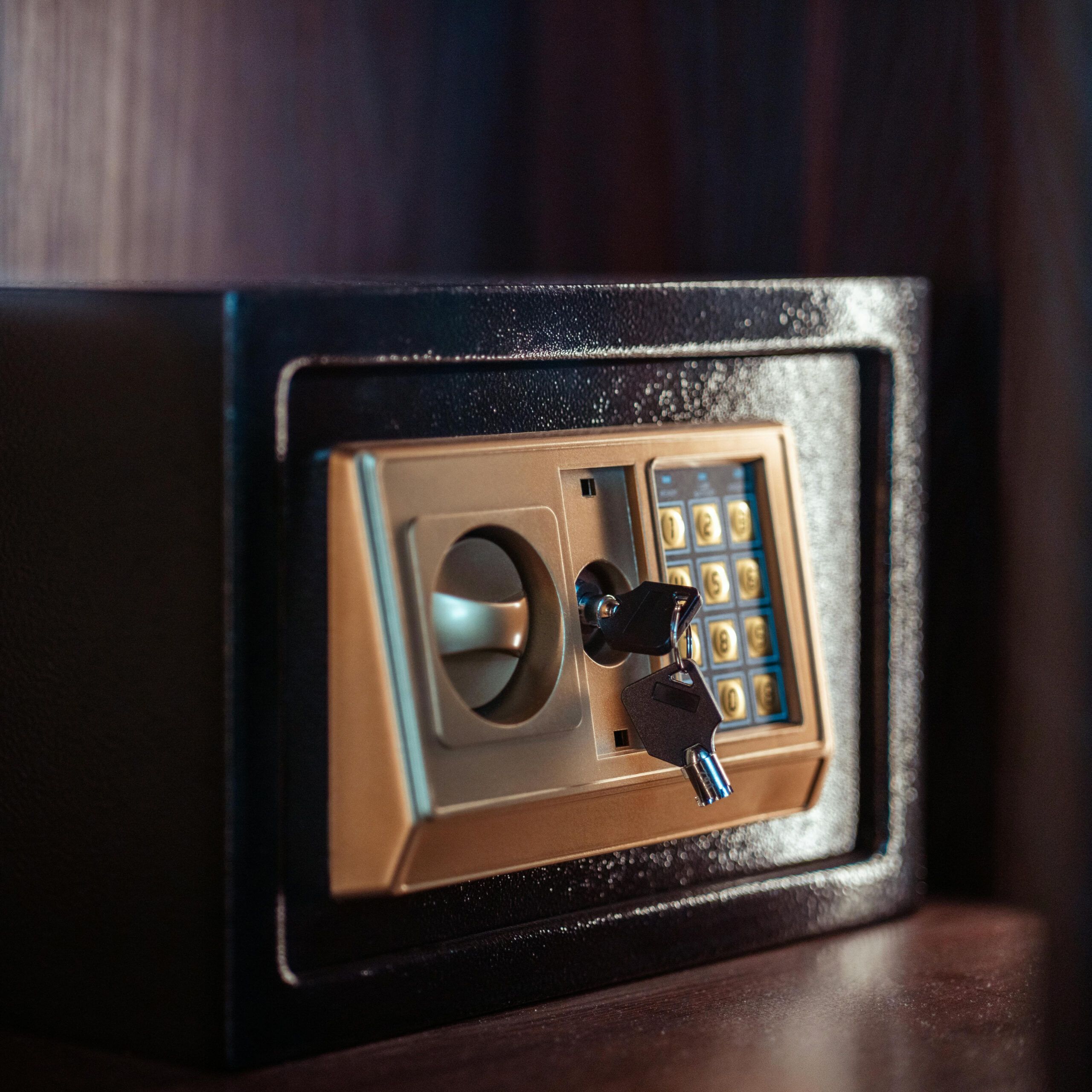 Geschlossener Tresor