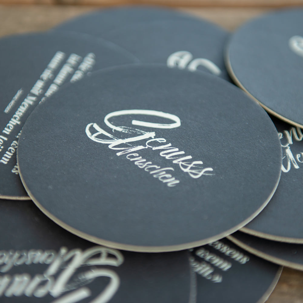 Gestapelte Getr&auml;nkeuntersetzer