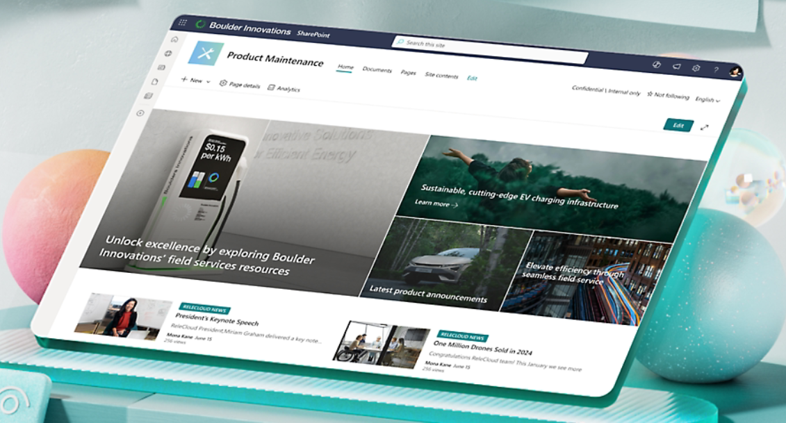 Microsoft SharePoint Screenshot