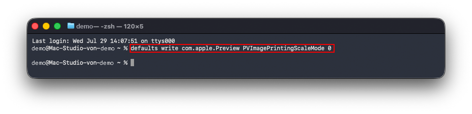 Terminal Mac